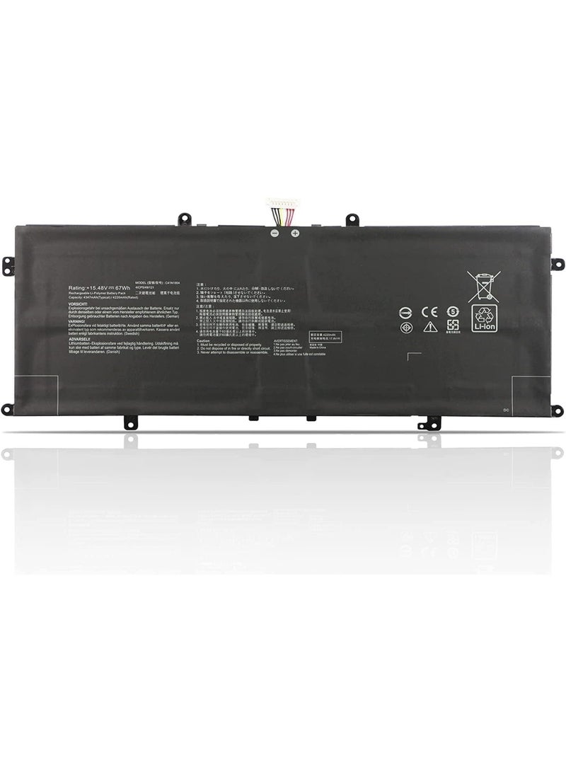 بطارية لـ C41N1904 C41N1904-1 C41N19041 4ICP5/49/121 لجهاز Asus Zenbook Flip 13 14 UX363EA UX363JA UX393EA. - Image 1